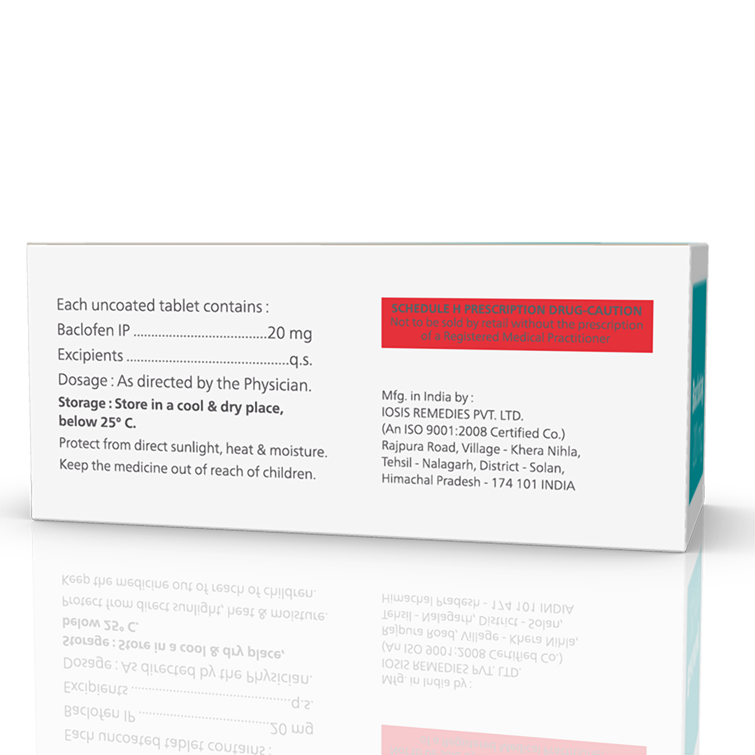 Baclotag 20 mg Tablets - Image 5