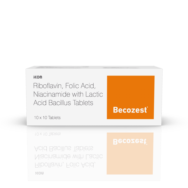 Becozest Tablets | B-Complex Multivitamin Supplement for Energy & Health