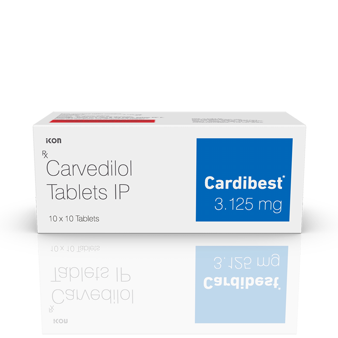 Cardibest 3.125 mg Tablets