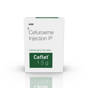 Ceflet 1.5 gm Injection