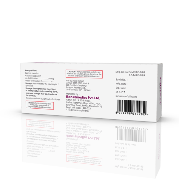 Citistar Injection Citirest 500 mg Injection - Ikon Remedies