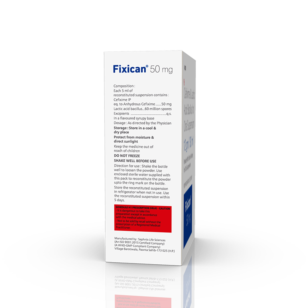 Fixican 50 mg Dry Syrup - Image 5