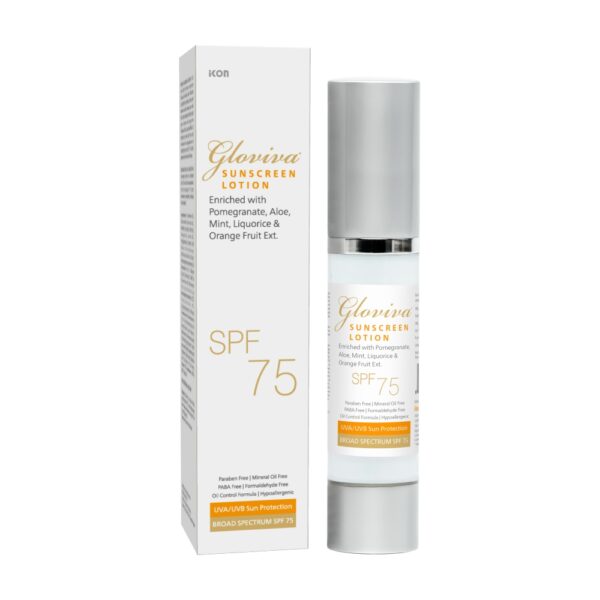 Gloviva Sunscreen Lotion (SPF 75) - Ikon Remedies