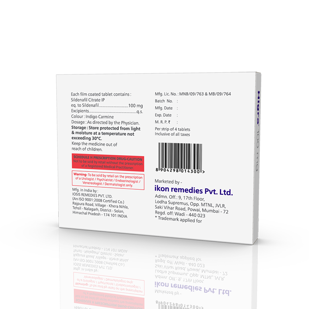 Higra 100 mg Tablets - Image 4