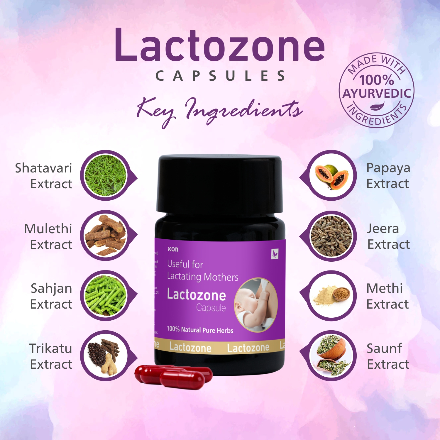 Lactozone Capsules 10 Cap - Image 3