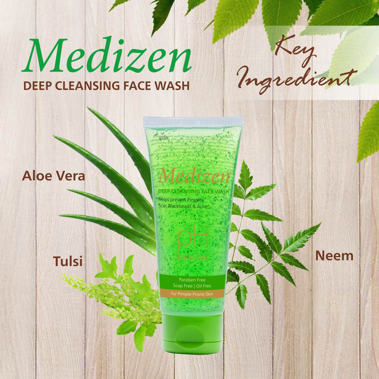 Medizen Deep Cleansing Face Wash - Image 3