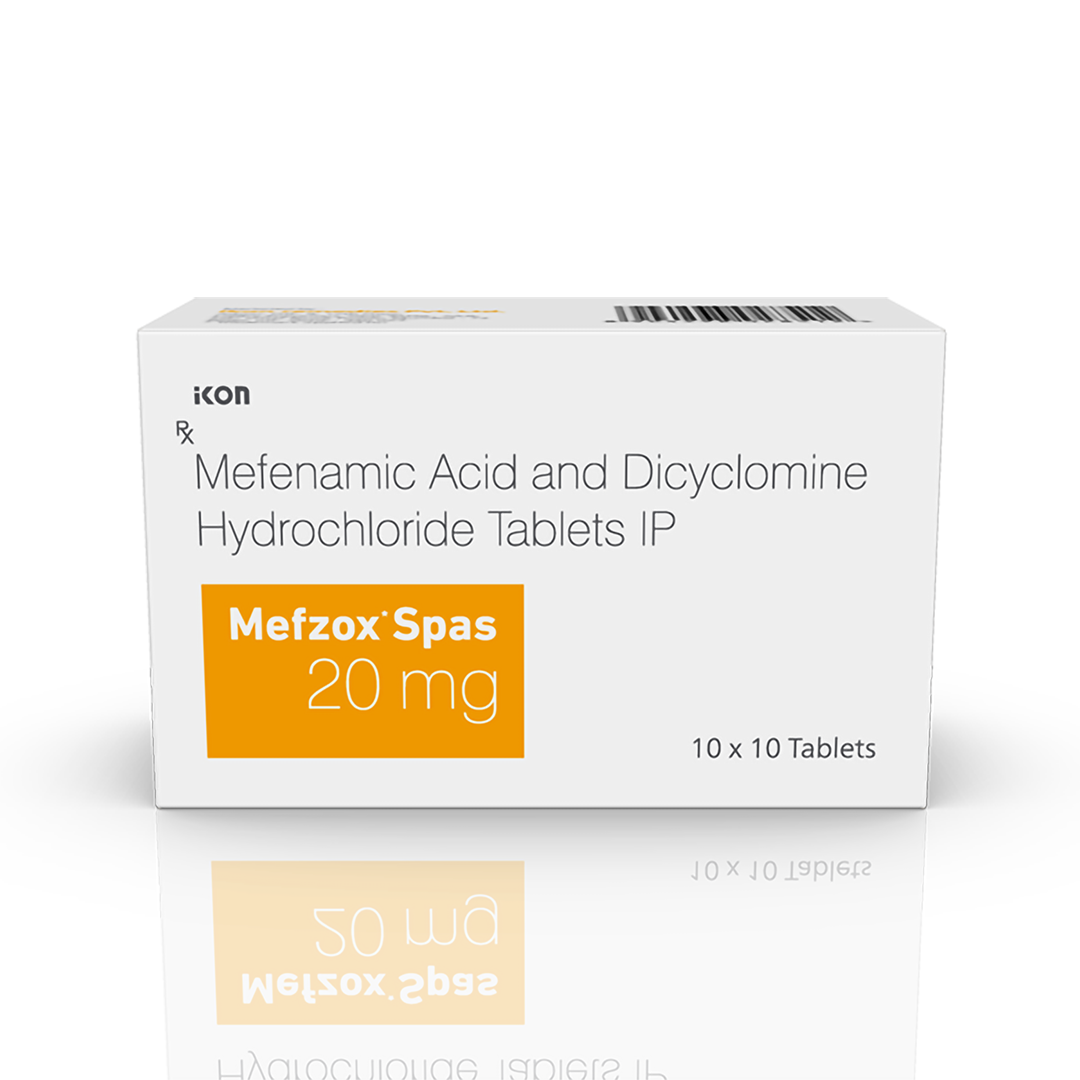 Mefzox Spas 20 Tablets