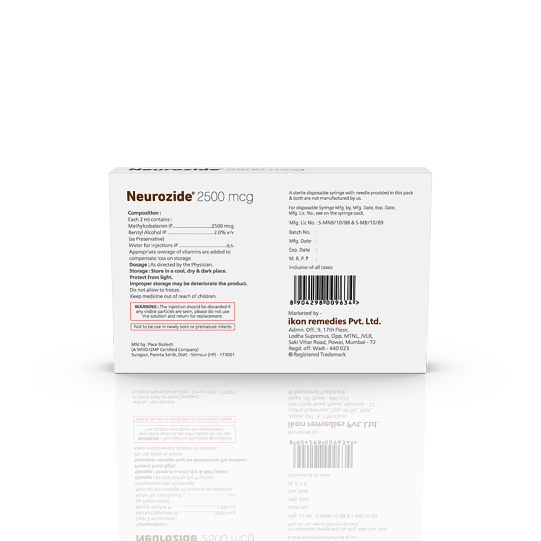 Neurozide 2500 mcg Injection - Image 4
