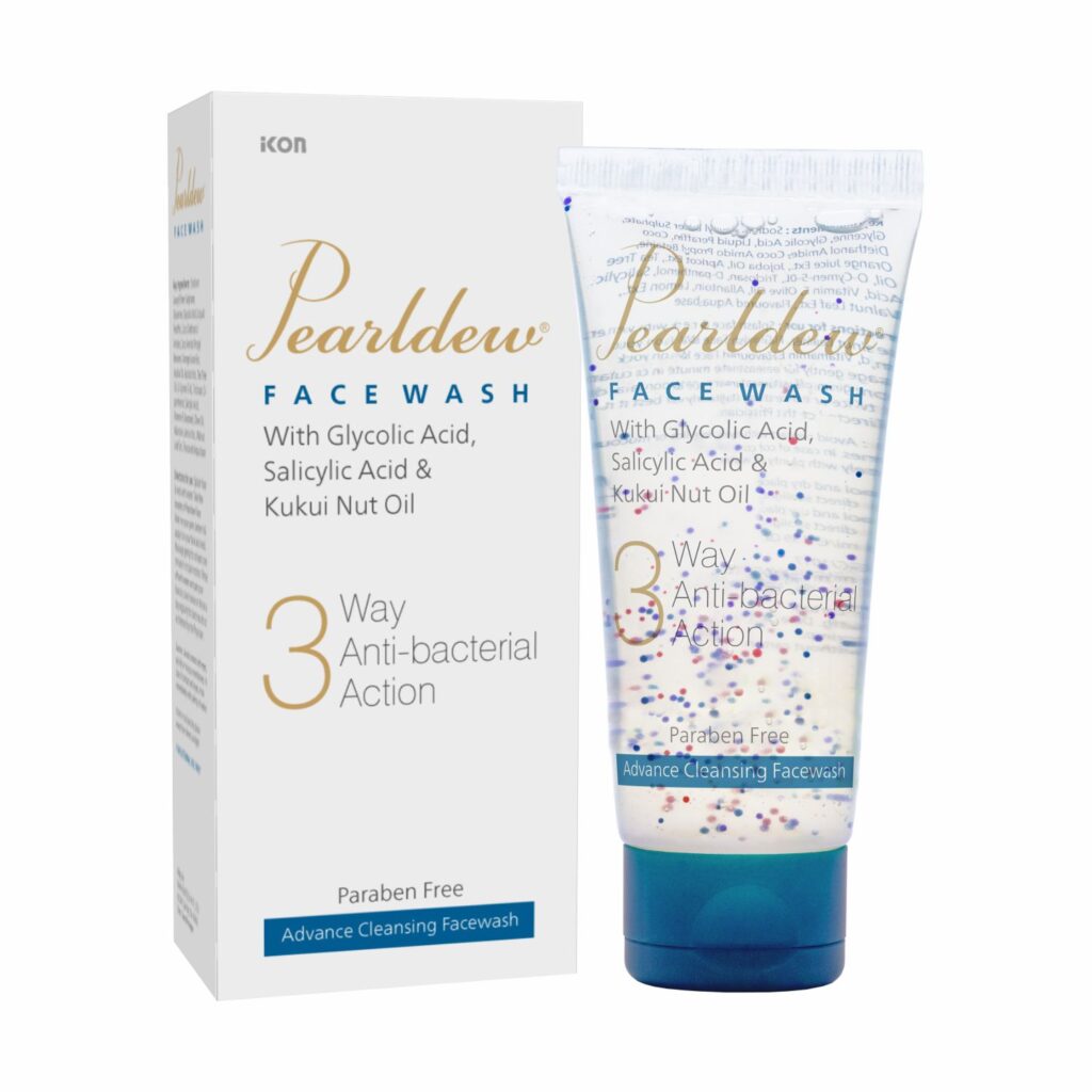 Pearldew 3 Way Antibacterial Face Wash - Ikon Remedies