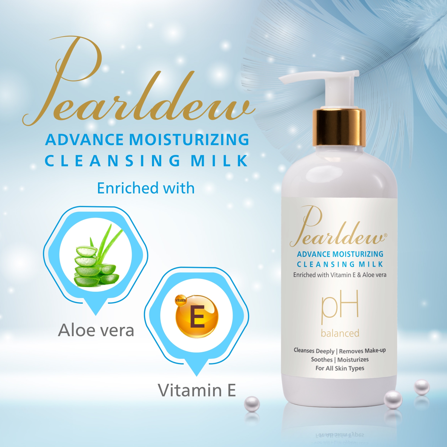 Pearldew Advance Moisturizing Cleansing Milk - Image 2