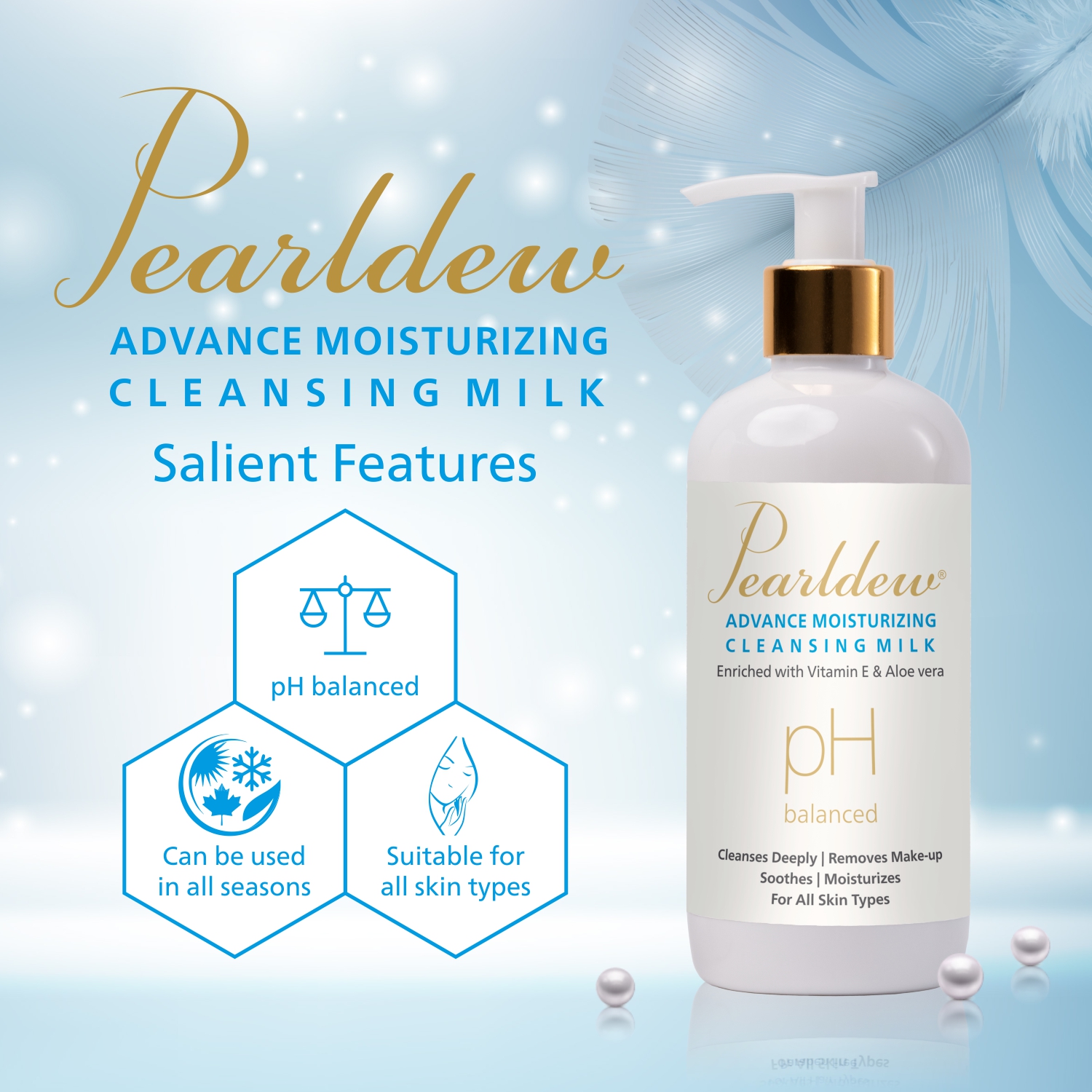 Pearldew Advance Moisturizing Cleansing Milk - Image 5