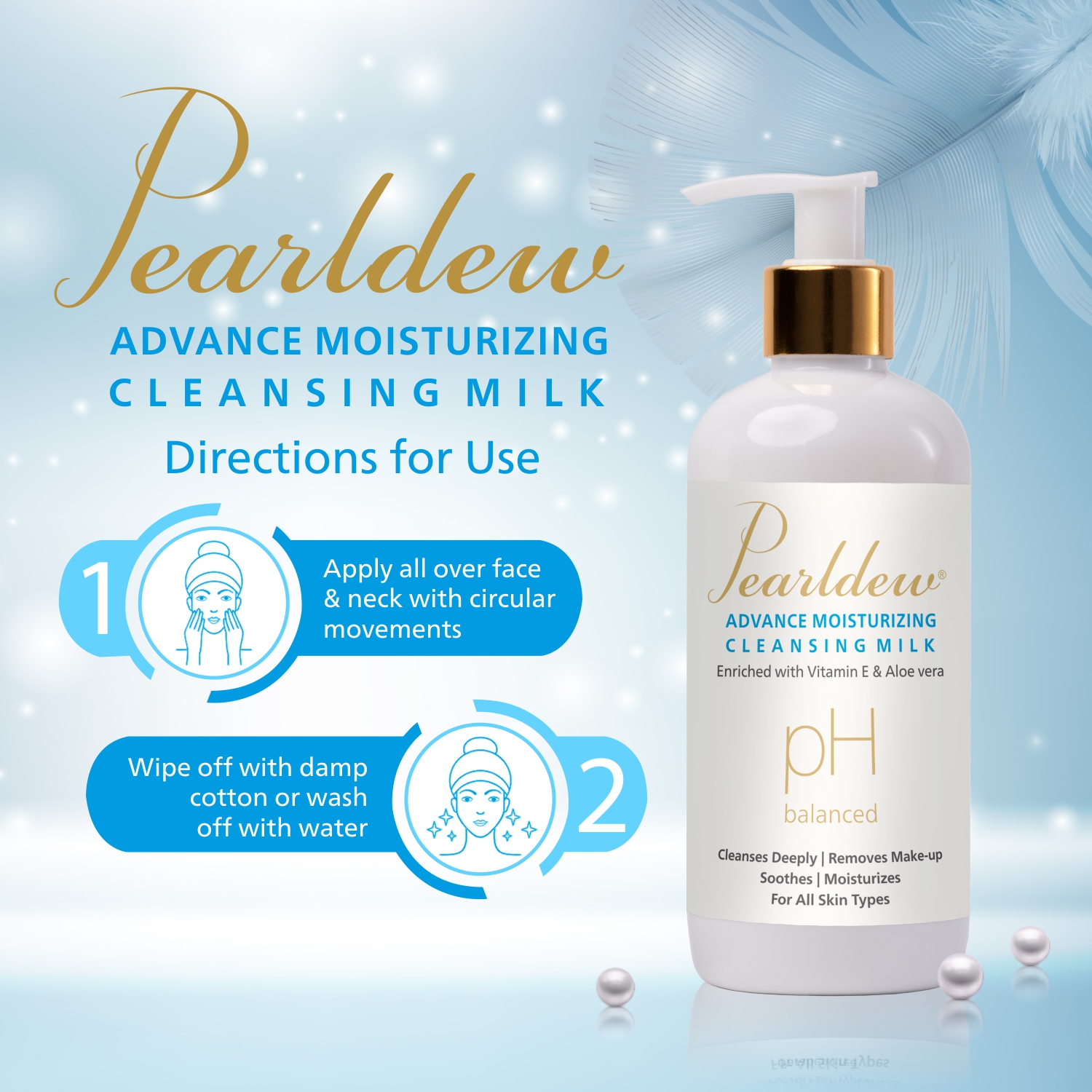Pearldew Advance Moisturizing Cleansing Milk - Image 6