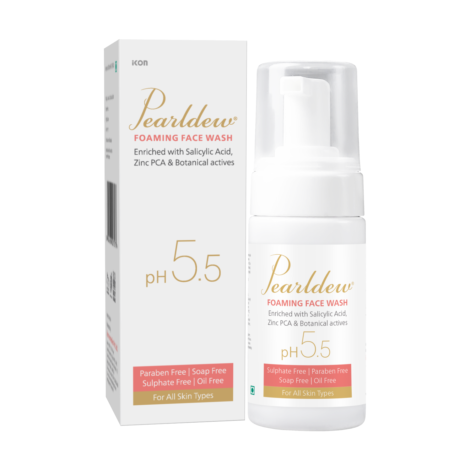 Pearldew Anti-Acne Foaming Face Wash