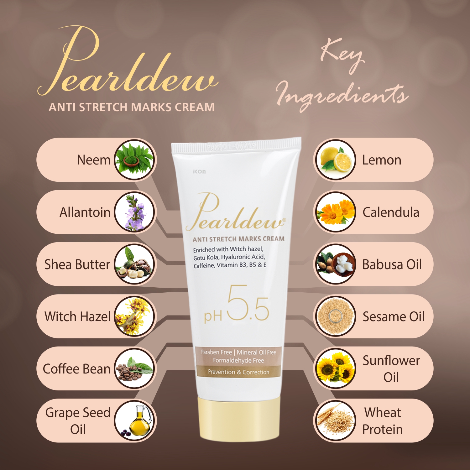 Pearldew Anti Stretch Marks Cream - Image 3