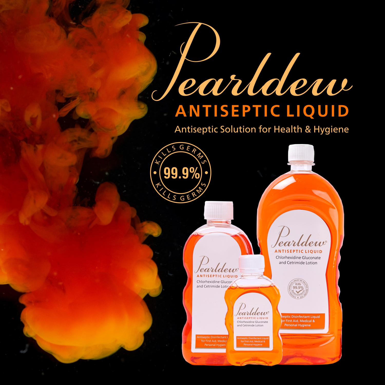 Pearldew Antiseptic Solution 100 ml - Image 2