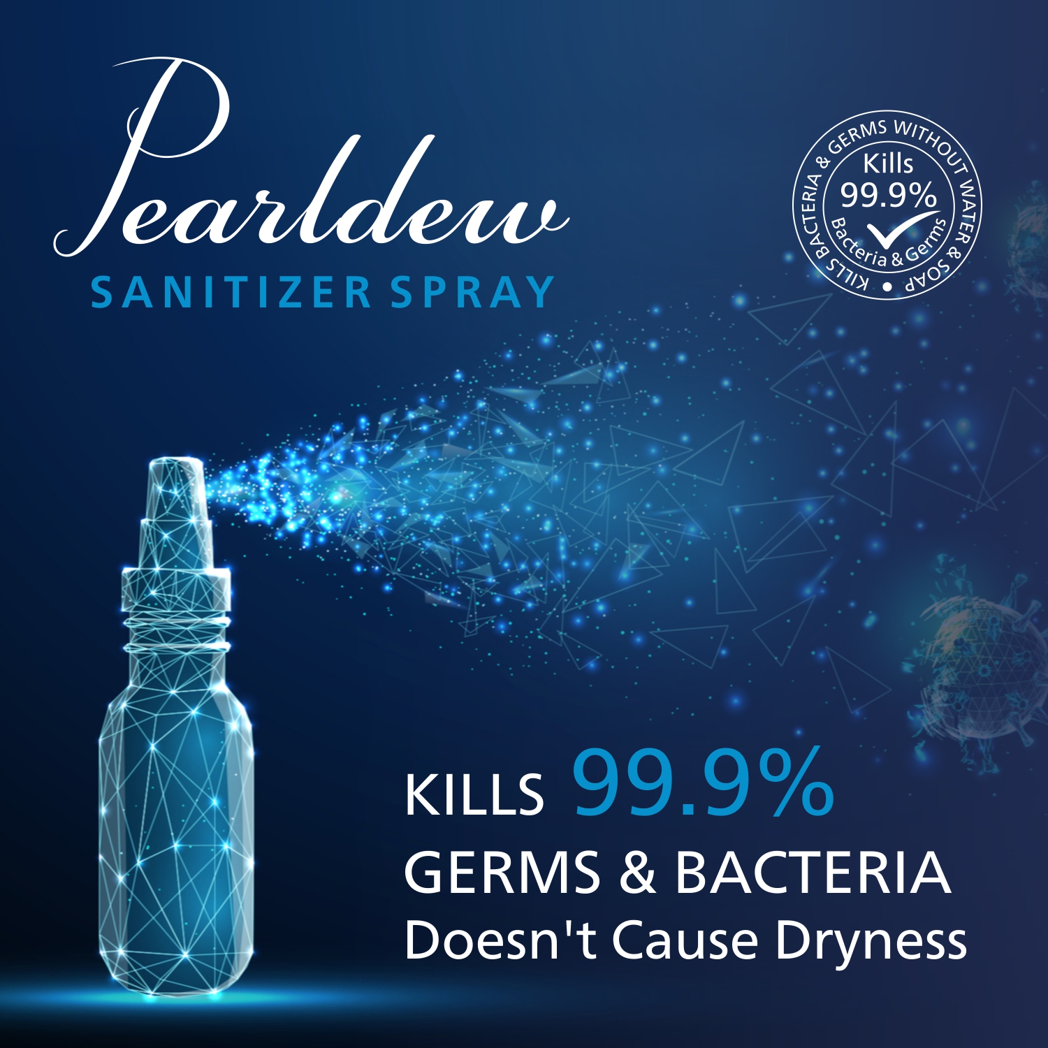 Pearldew Hand Sanitizer (Spray) Sea Breeze 120 ml - Image 4