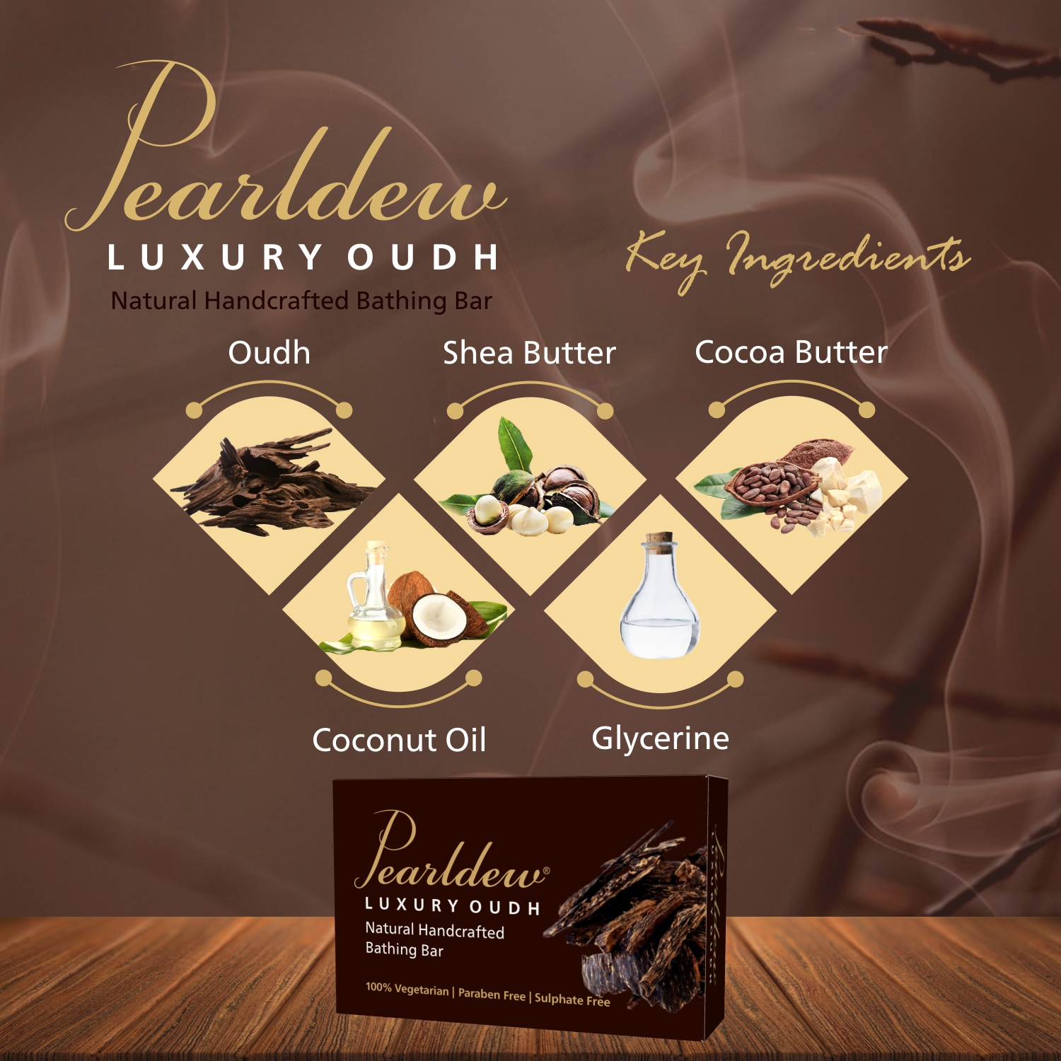 Pearldew Luxury Oudh Bathing Bar - Image 3
