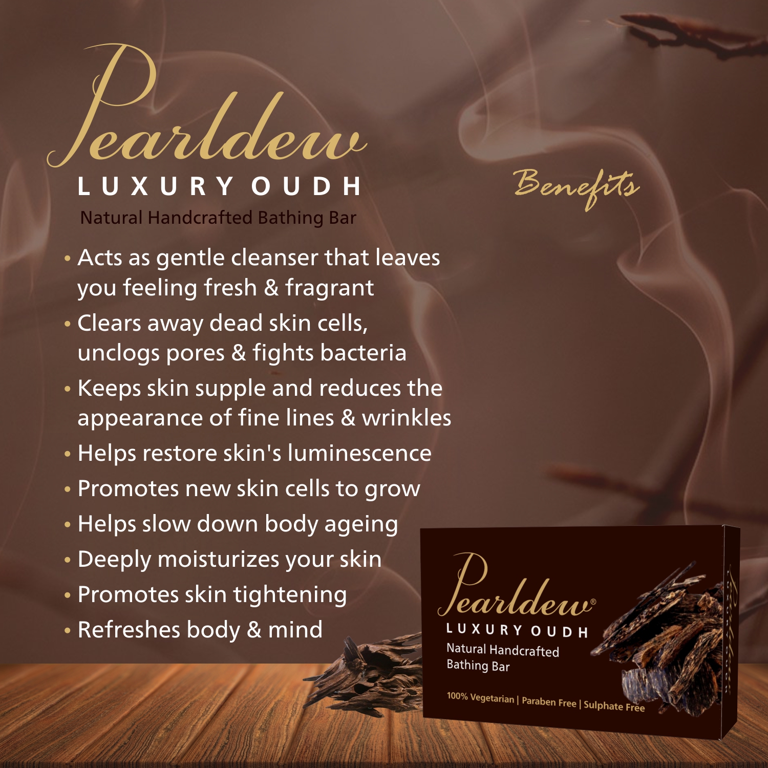 Pearldew Luxury Oudh Bathing Bar - Image 5