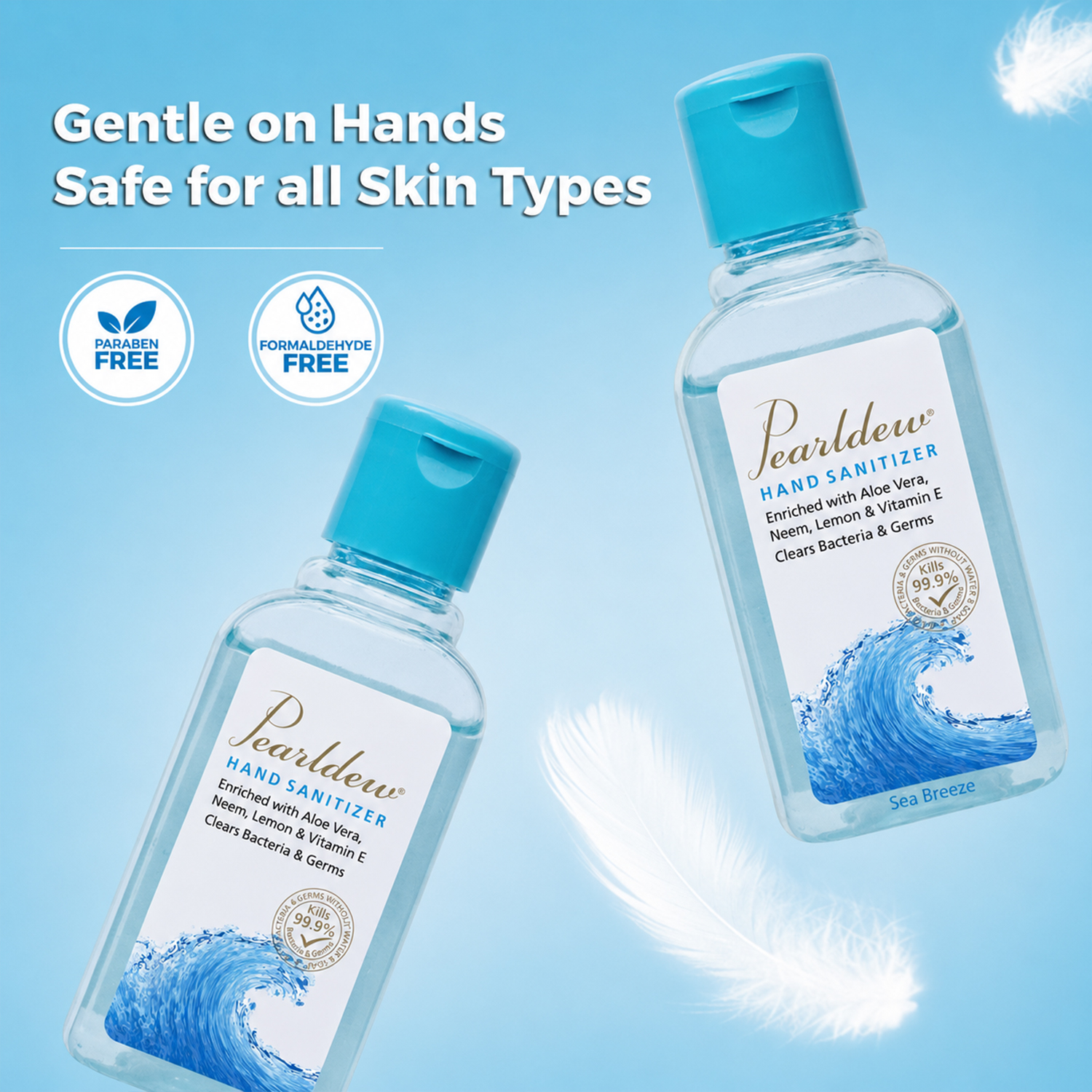 Pearldew Hand Sanitizer (Gel) Sea Breeze 60 ml - Image 2