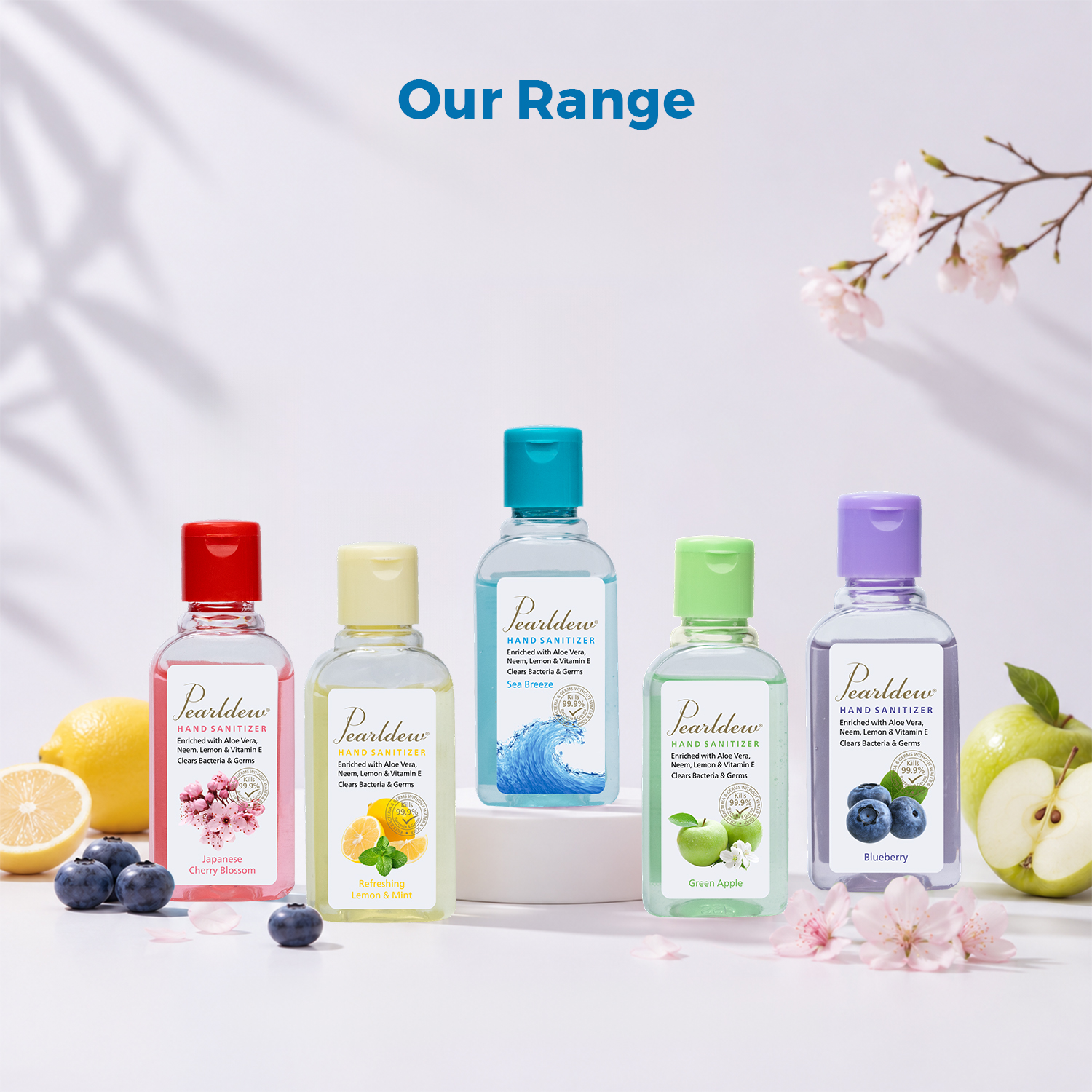 Pearldew Hand Sanitizer (Gel) Sea Breeze 60 ml - Image 6