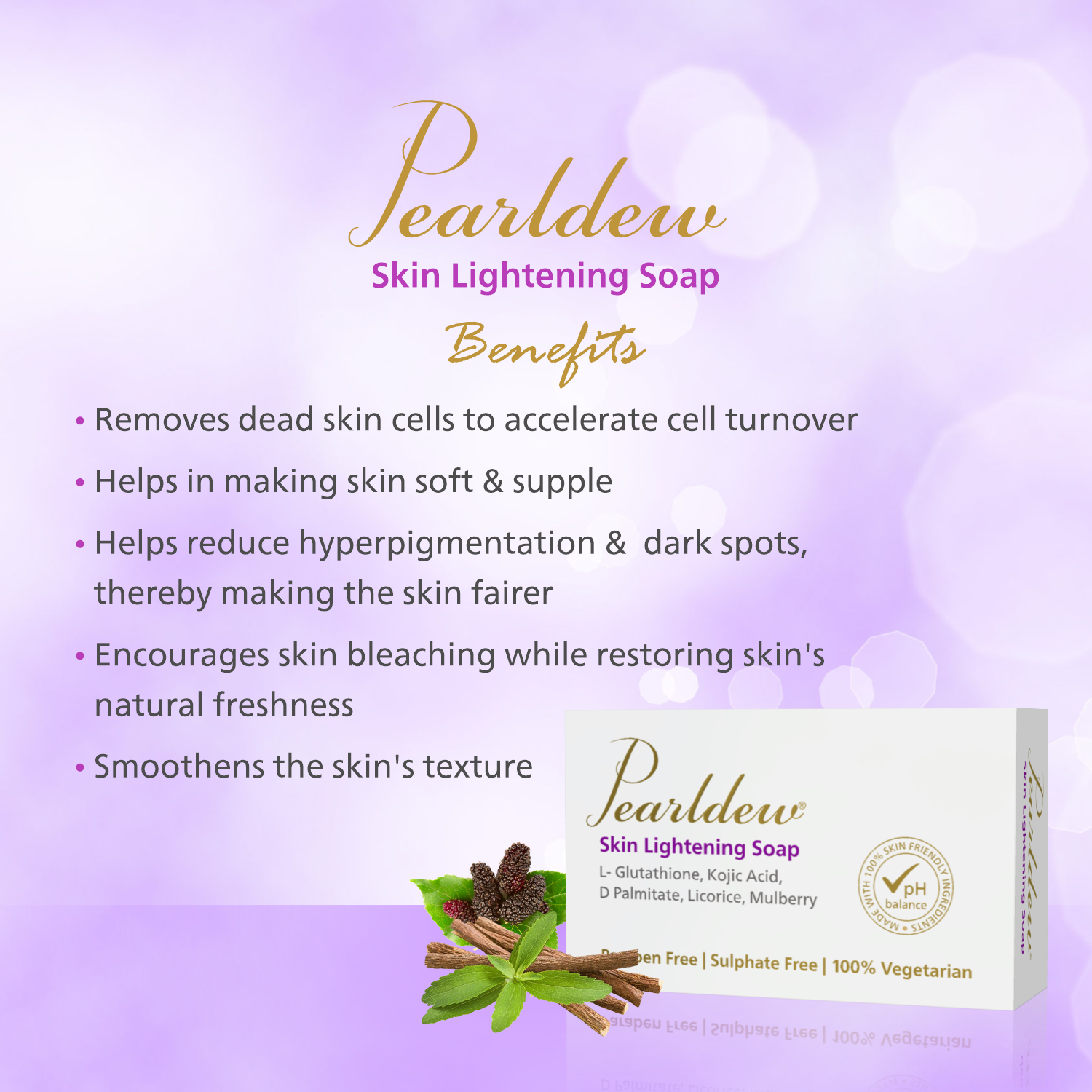 Pearldew Skin Lightening Soap - Image 4
