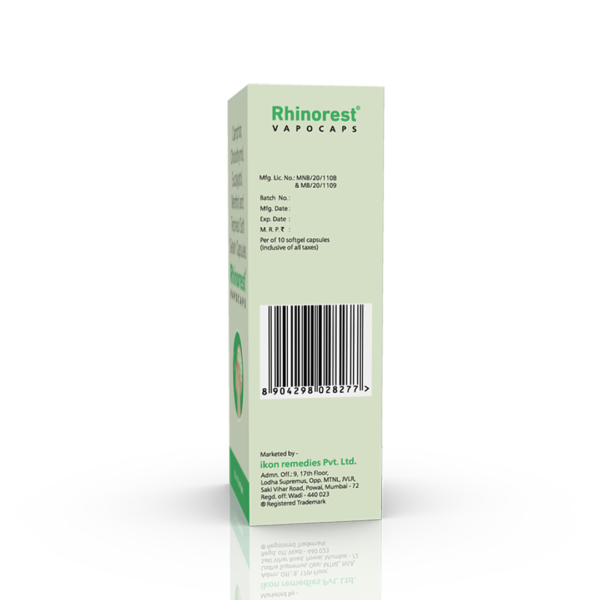 Vapocaps Rhinorest Vapocaps - Ikon Remedies
