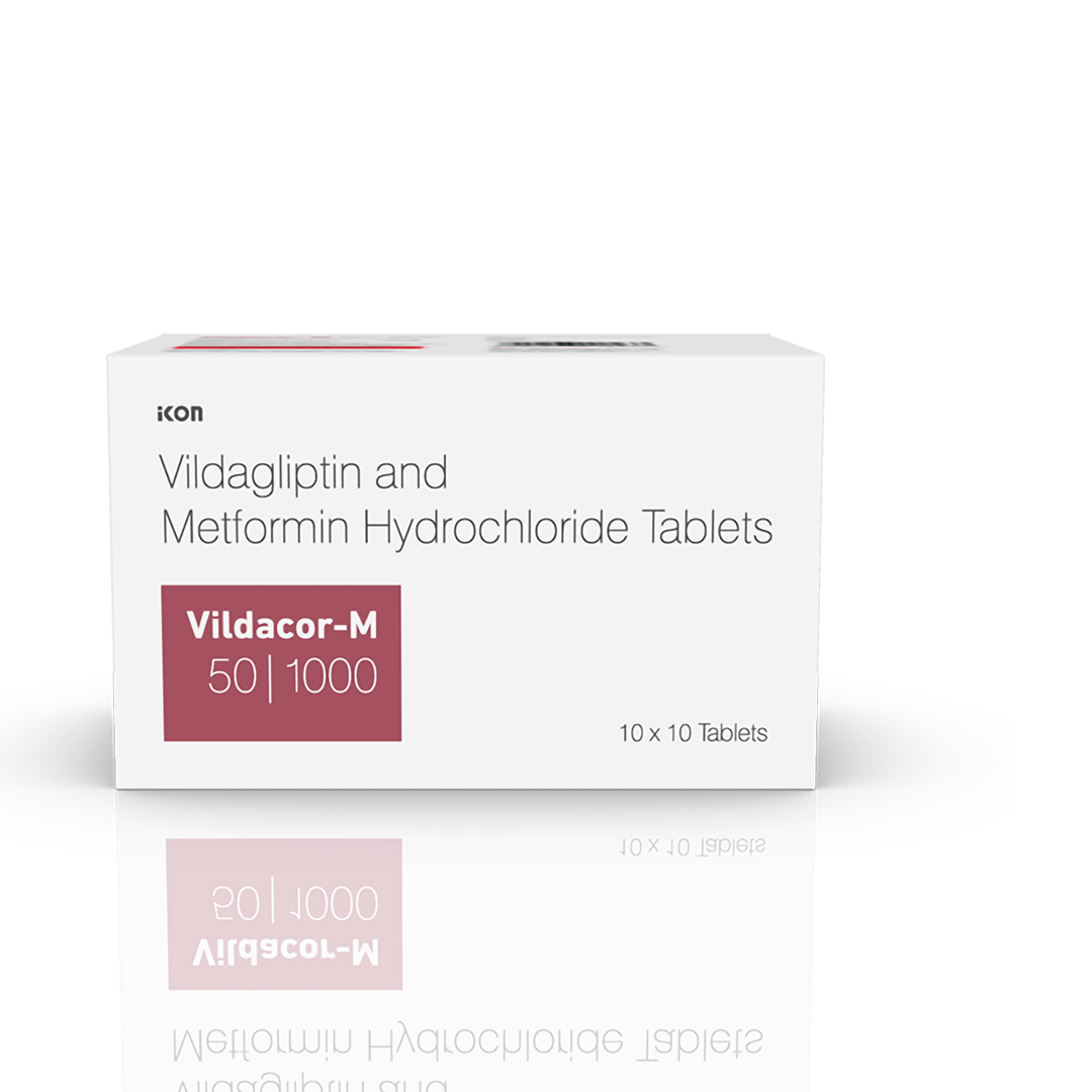 Vildacor-M 50 | 1000 Tablets