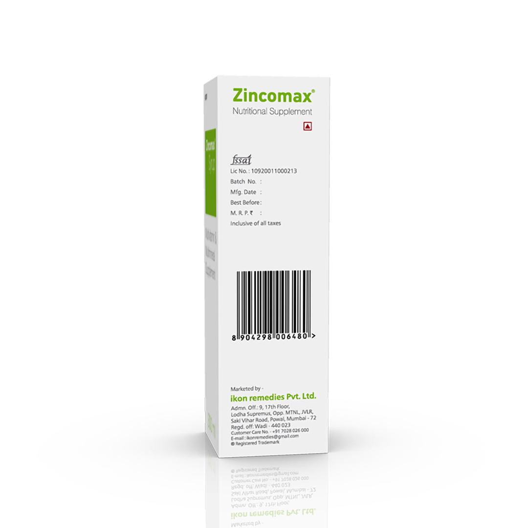 Zincomax Syrup 300 ml (Nutra) - Image 4